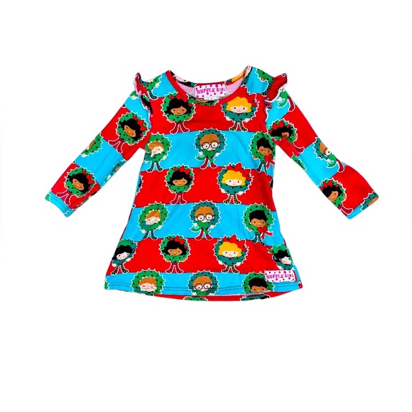 ruffle girl Other - RUFFLE GIRL Christmas dress Girl’s size 2